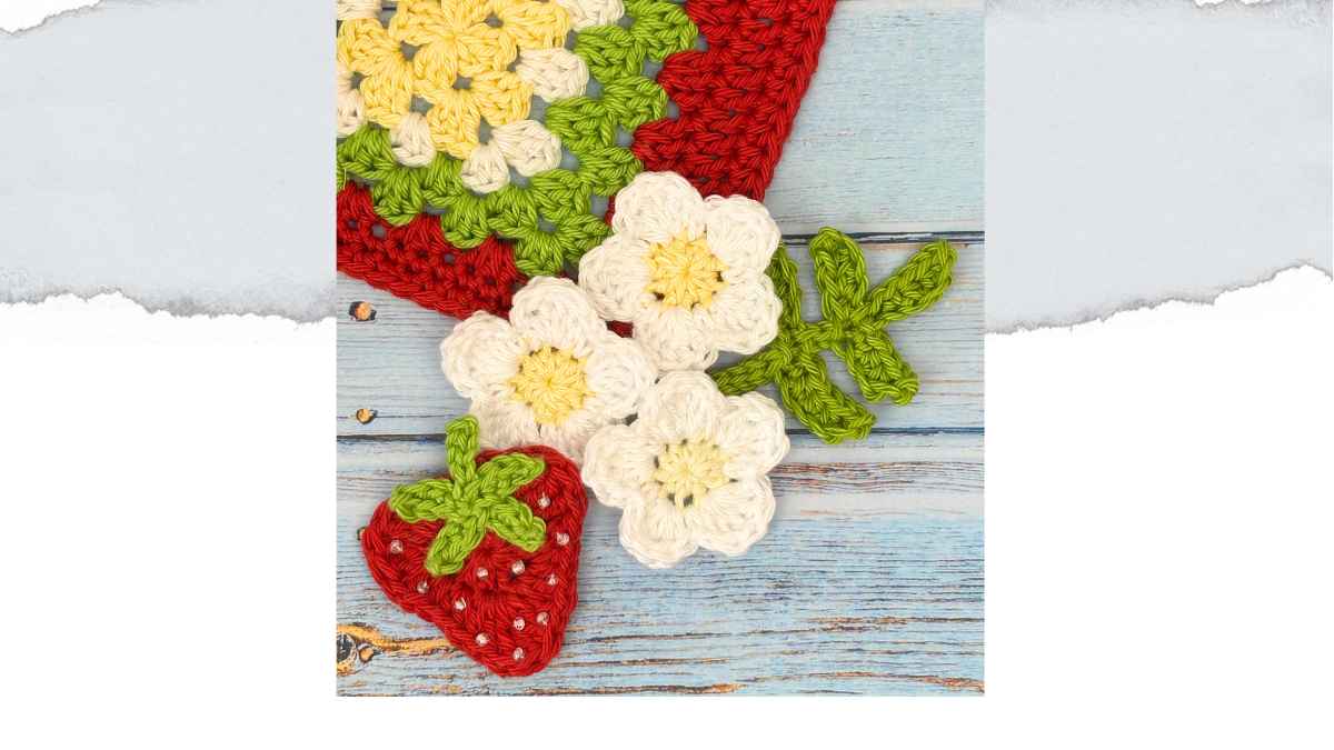 mini free crochet flower patterns motif