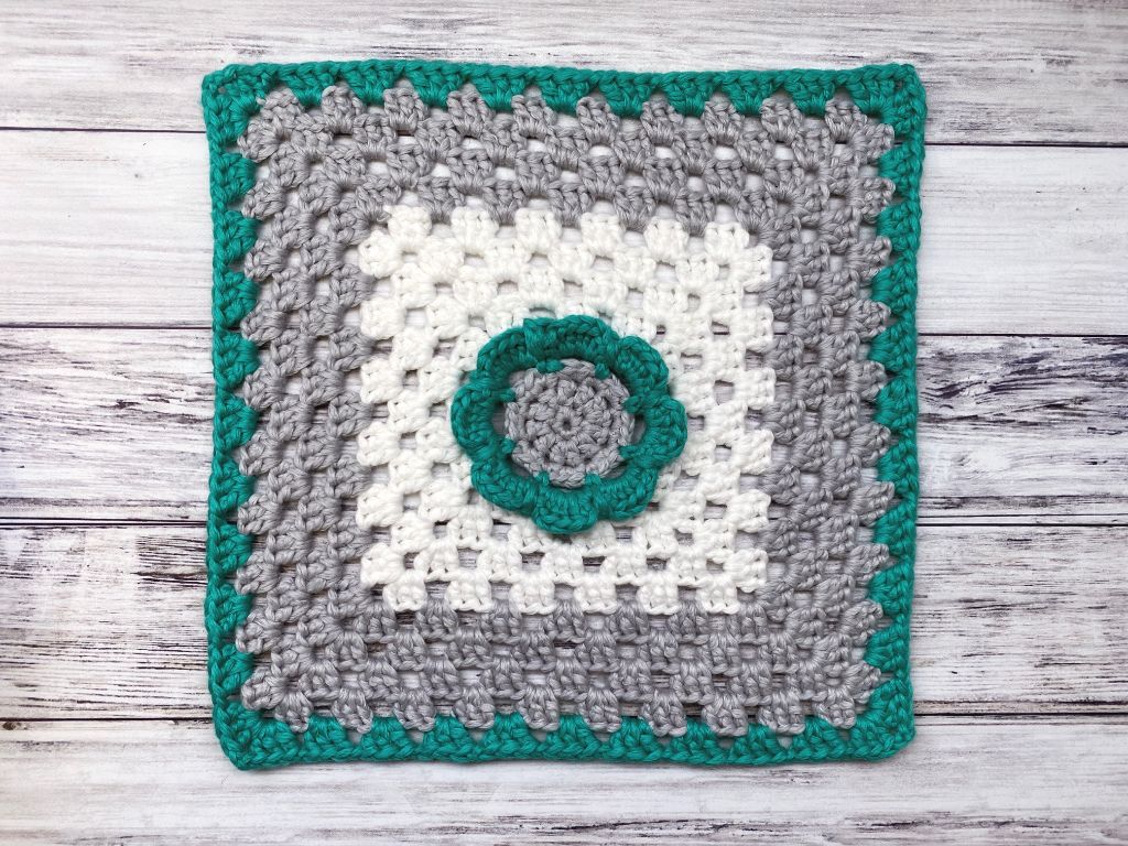 floral granny square free crochet flower patterns