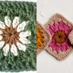 Free crochet flower patterns from Mama In A Stitch and Make and Do Crew